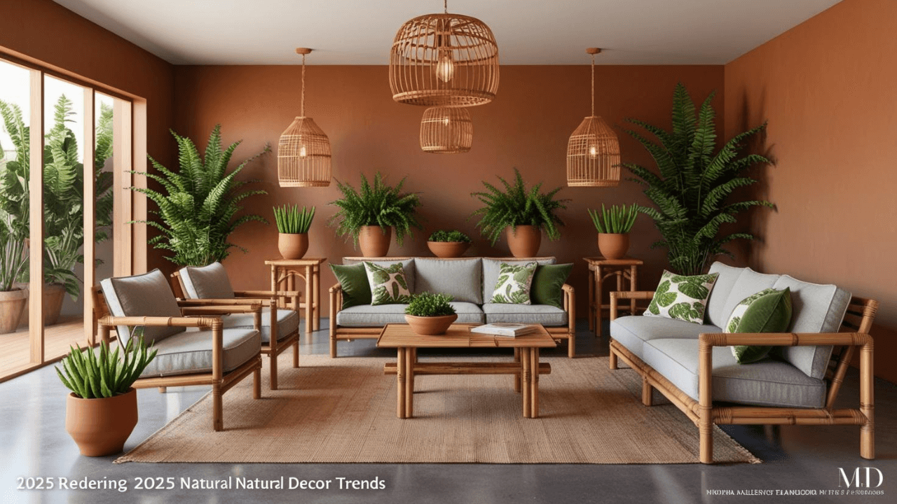 Tendências de Decoração Natural para 2025