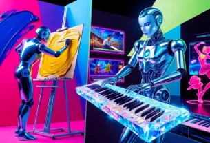 Potencial Criativo da IA no Entretenimento 2025