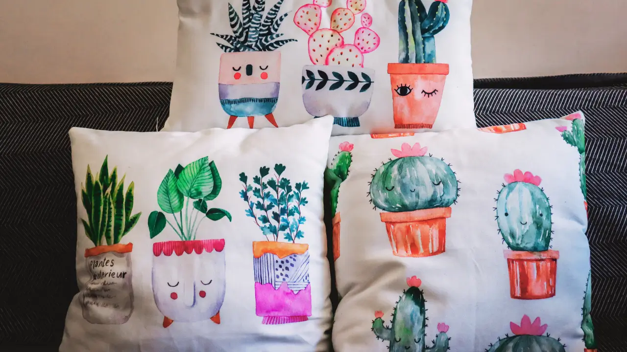 Almofadas Customizadas com Estampas Naturais