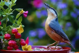 Comedouros para Pássaros na Decoração Natural com 7 ideias para o quintal