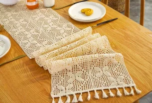 Psicologia das Cores no Crochê: 7 Ideias de Caminhos de Mesa