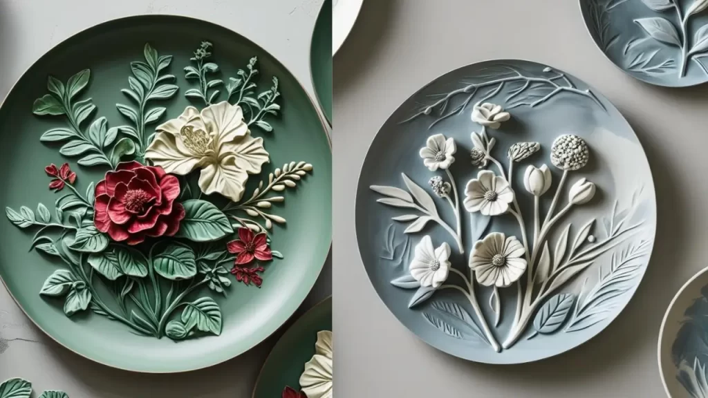 Ideias Criativas de Peças com Cerâmica Fria para iniciantes, prato decorativo