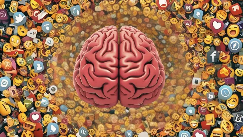 Conceito de distração digital e brain rot na geração Z