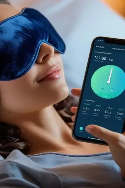 Passageiro usando aplicativo para ajustar fuso horário durante voo internacional.