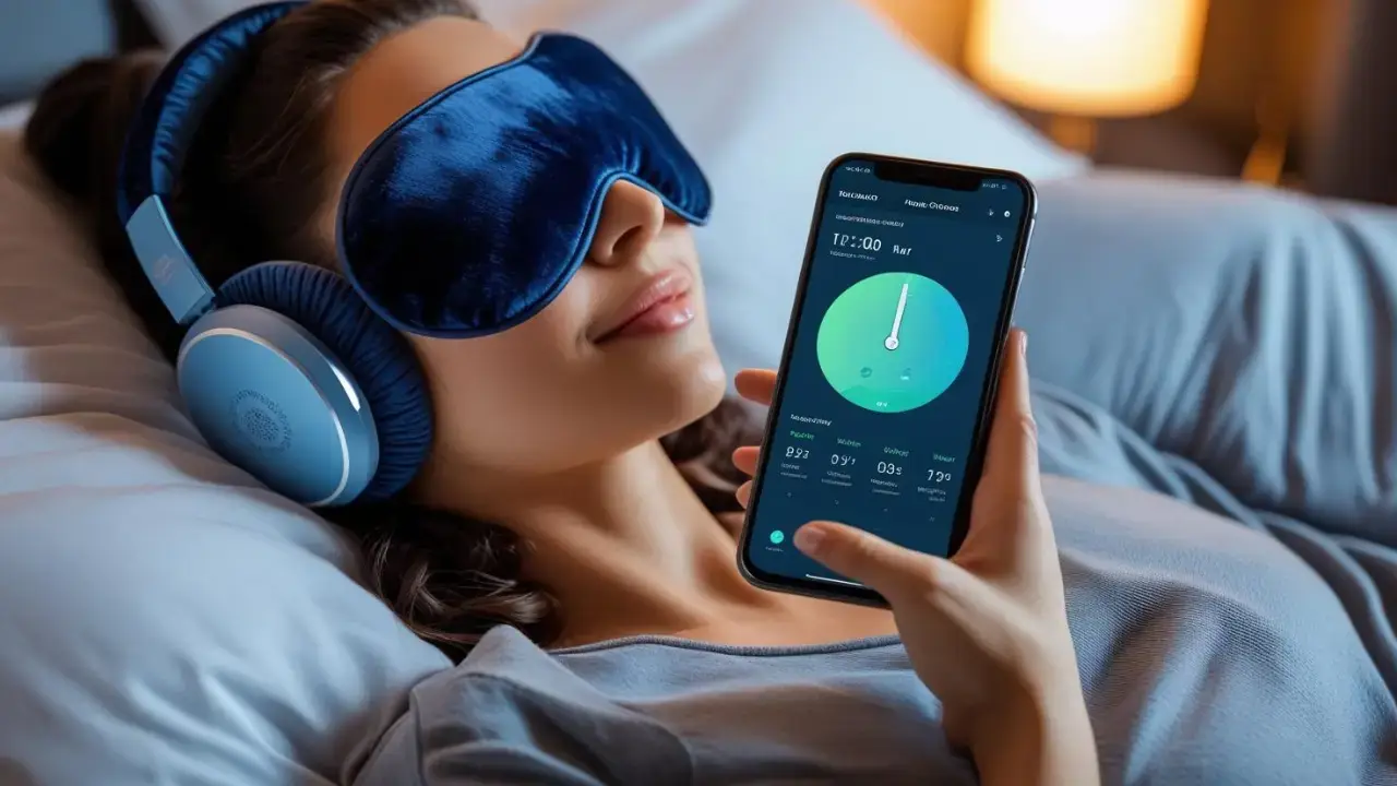 Passageiro usando aplicativo para ajustar fuso horário durante voo internacional.