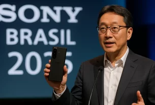 Retorno da Sony Brasil: 7 Lançamentos com Celular 5G e TV 8K para 2025