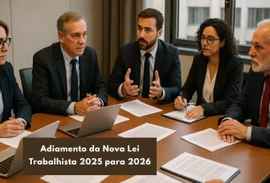 Reunião sobre adiamento da Nova Lei Trabalhista 2025 para 2026