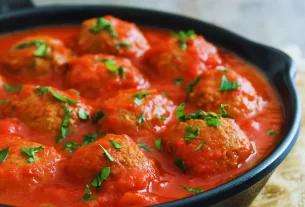 Receita de Almôndegas ao Molho Vermelho Suculentas
