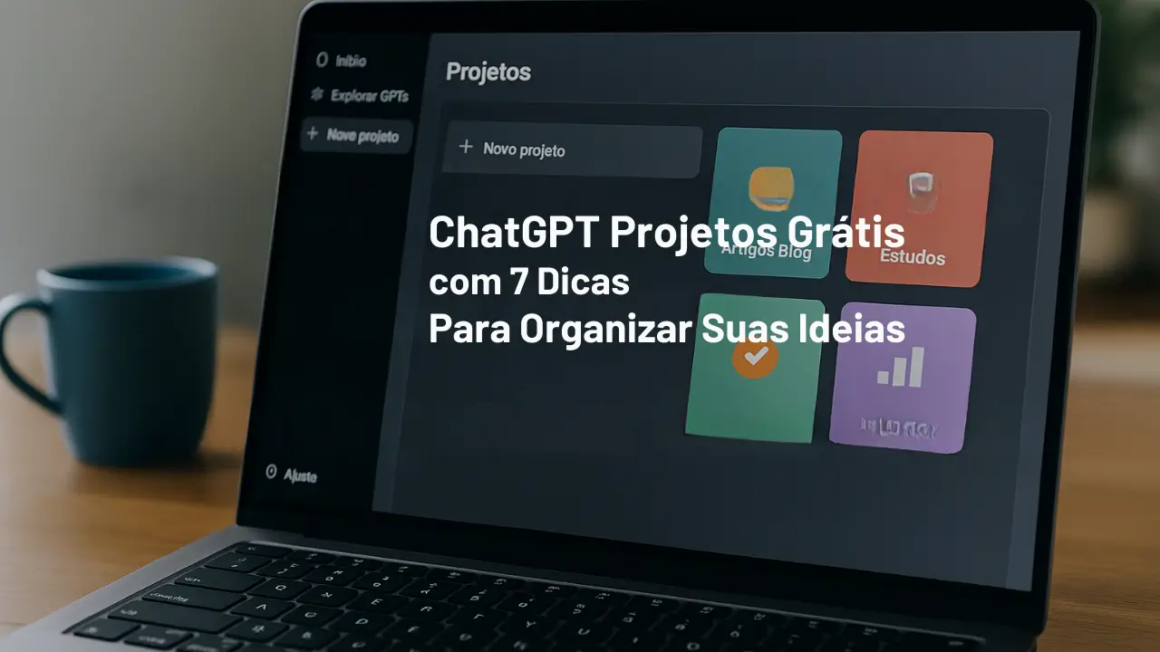 ChatGPT Projetos Grátis com 7 Dicas Para Organizar Suas Ideias