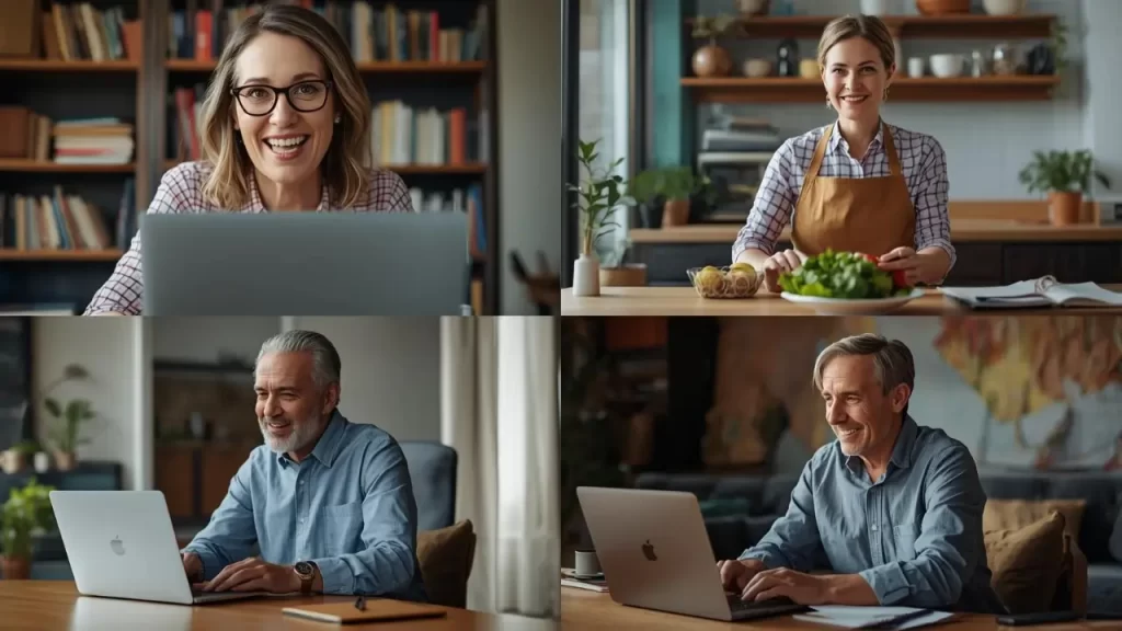 profissionais 50+ explorando novas oportunidades de trabalho