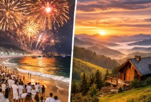 ano novo no brasil praia ou serra comparação de destinos