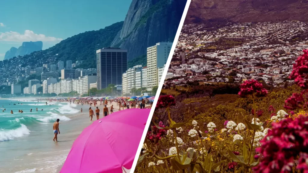 clima no ano novo no brasil praia e serra