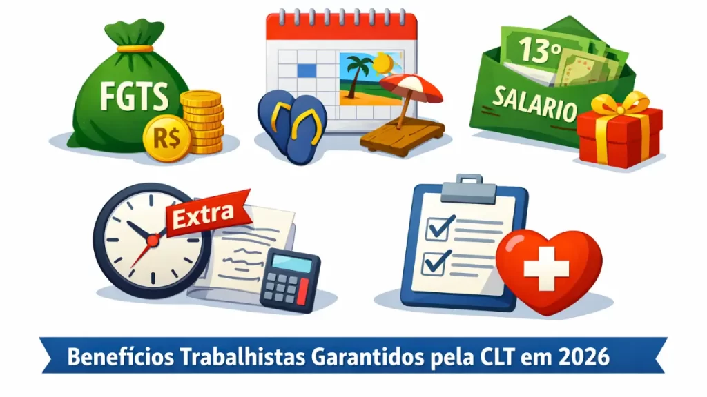 Benefícios trabalhistas garantidos pela CLT em 2026